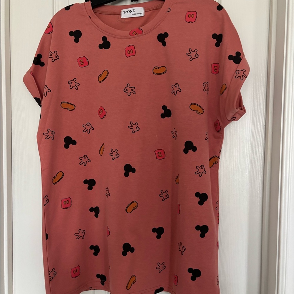 Women’s Mickey Mouse Disney Graphic T-Shirt - Pink